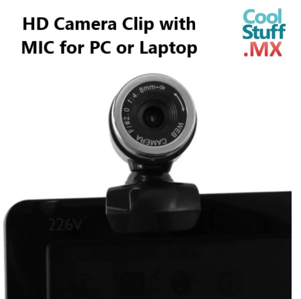 HD Camera Clip with MIC for PC or Laptop